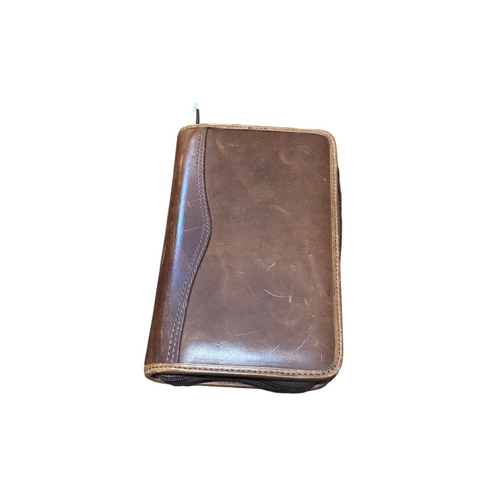Brown Leather Binder - Picture 3 of 9